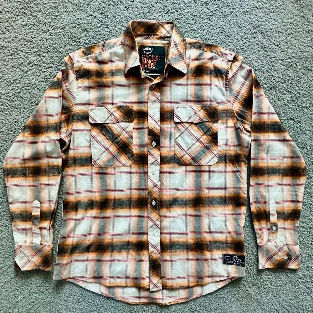KTM Racing Motorcycles Men's Large Flannel Shirt - KTM Logo - Extra Soft - NWOT